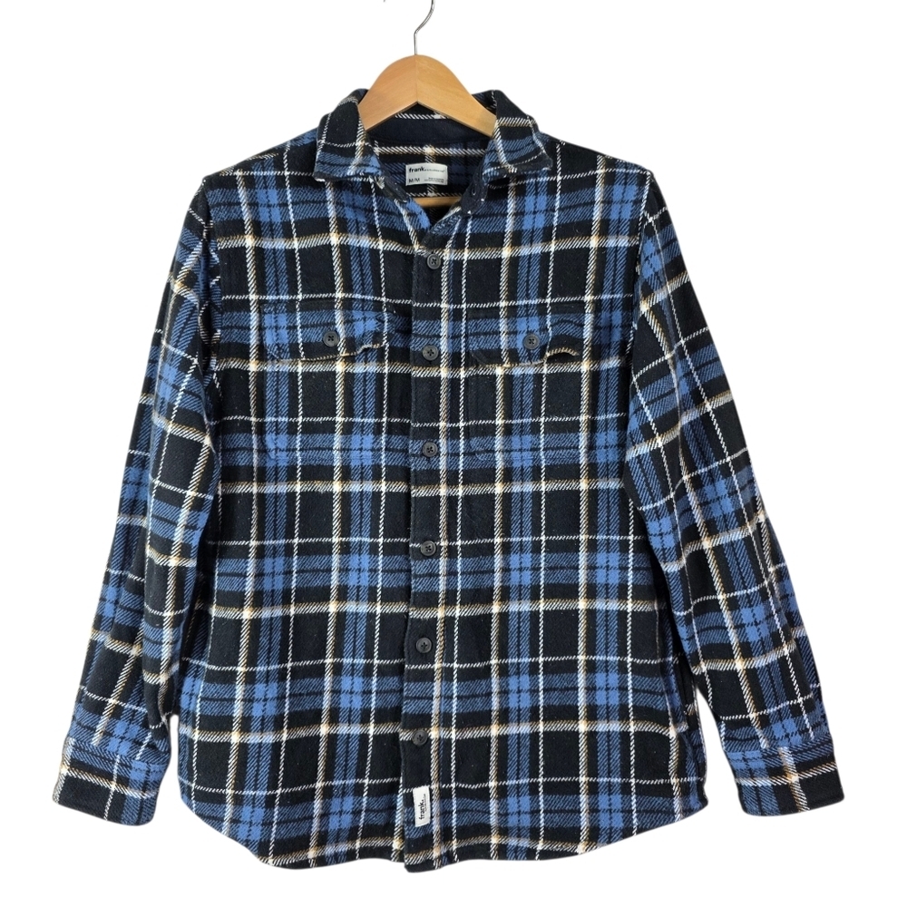 Frank by Frank & oak cotton flannel Plaid shacket